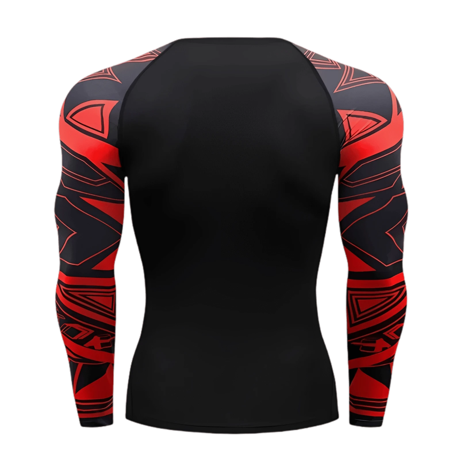 Men’s UPF 50+ Long Sleeve Rash Guard – Quick-Dry Breathable Surf & Swim Shirt for Water Sports & Gym Training