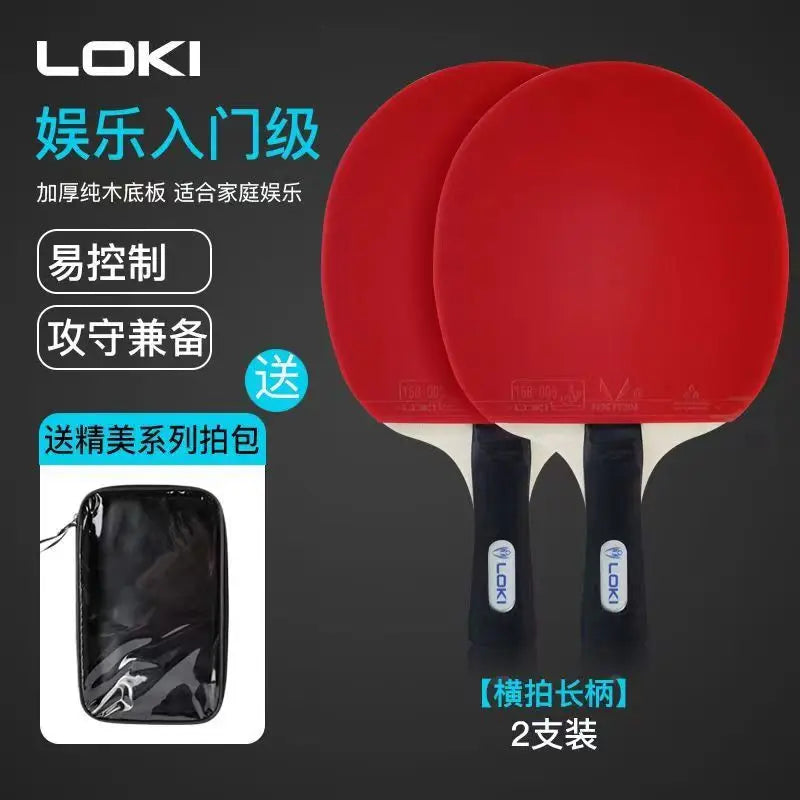 K5000 K3000 K1000 Table Tennis Racket Set 2pcs Home Entertainment Ping Pong Rackets with Blue Colour Ping Pong Rubber