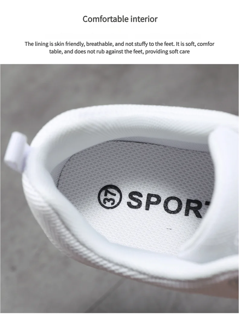 Youth Competition Cheerleading Breathable Sneakers Girls White Dance Training Shoes Children's Competitive Aerobics Shoes