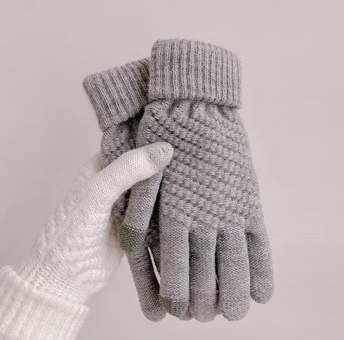Women's Winter Gloves Cycling Motorcycle Tactical Hiking Sky Fishing Snowboard Full Finger Plush Thickened Gloves