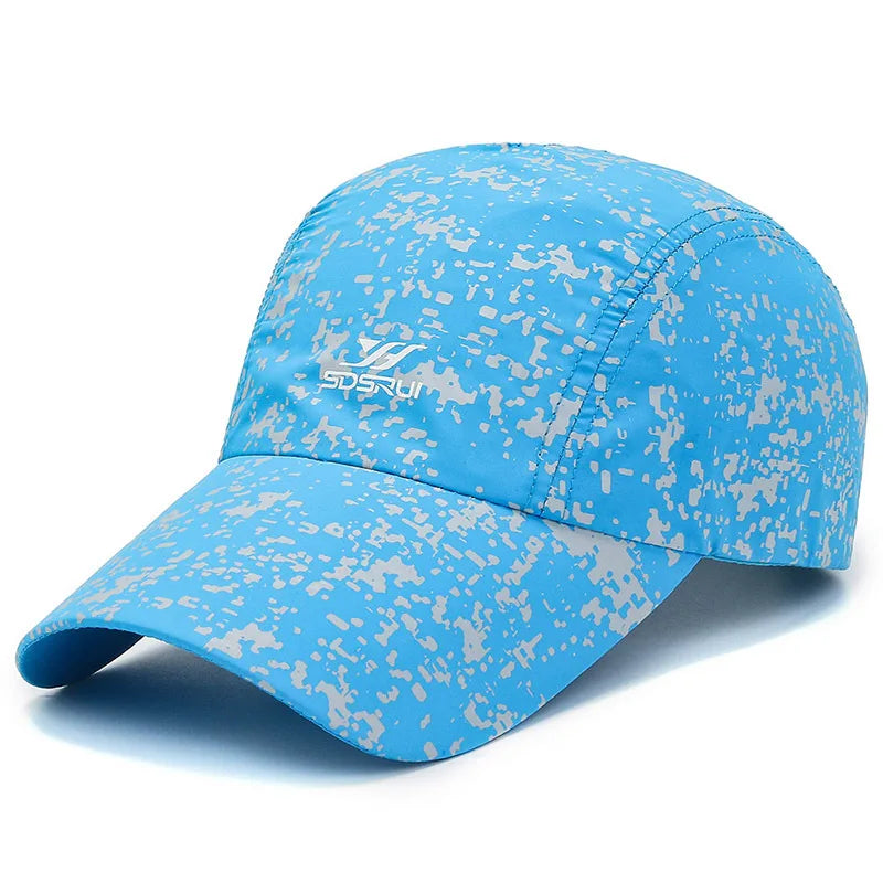 Summer Quick Drying Waterproof Ultra Thin Women Men's Baseball Cap Outdoor Sports Fishing Climbing Running Sun Hat A237