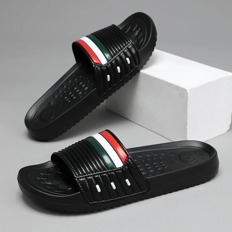 Indoor Home Men Bedroom Slippers All Season Youth Casual Sandals Swimming Water Pool Boy Walking Slides