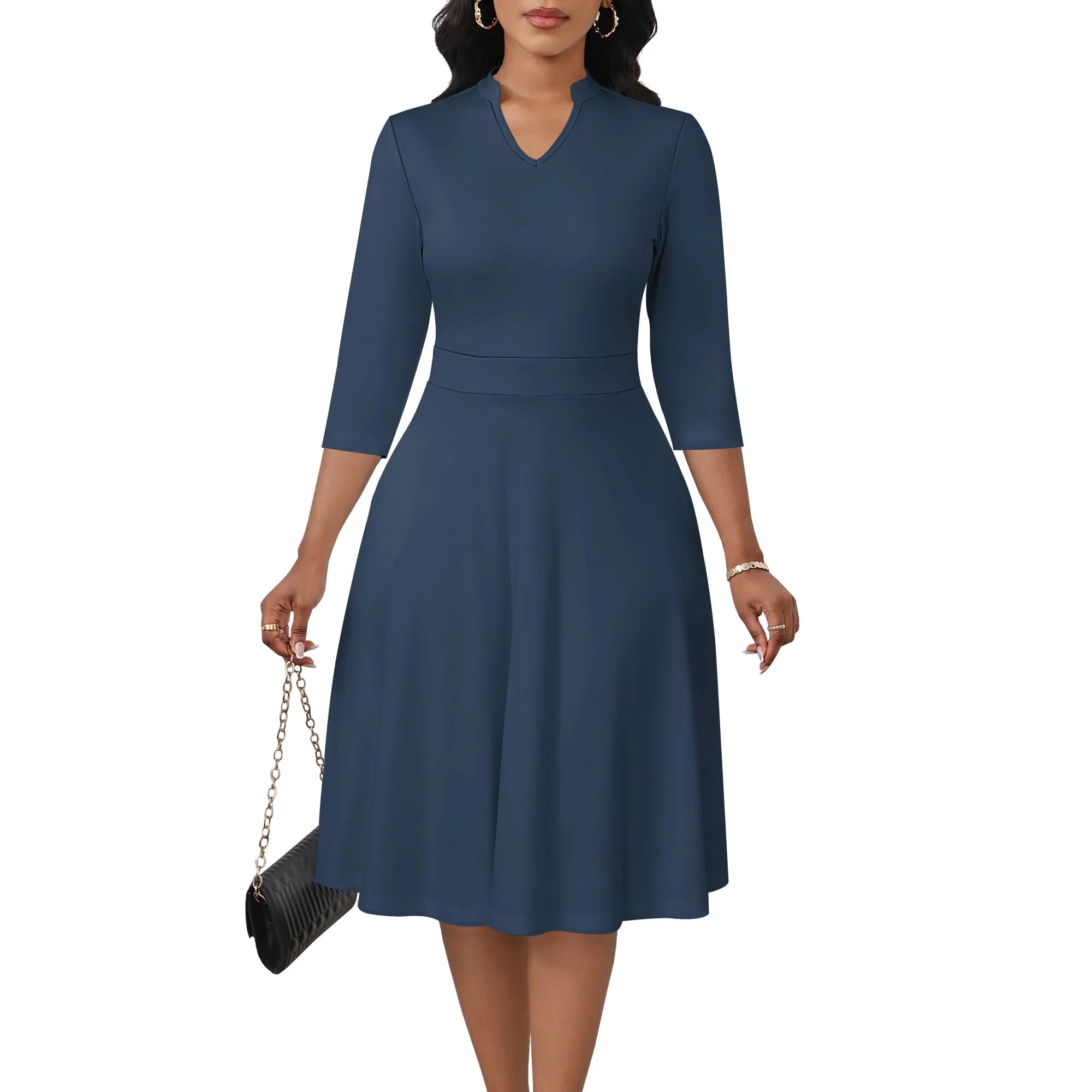 Women's Floral Off Shoulder Maxi Dress 3/4 Sleeve Pink Multicolor Slit Party Evening