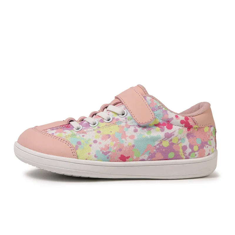 Blotevoetenschoenen voor kinderen, lichtgewicht ademende sneakers met brede neus voor sporten, hardlopen, tennis en buitenavonturen