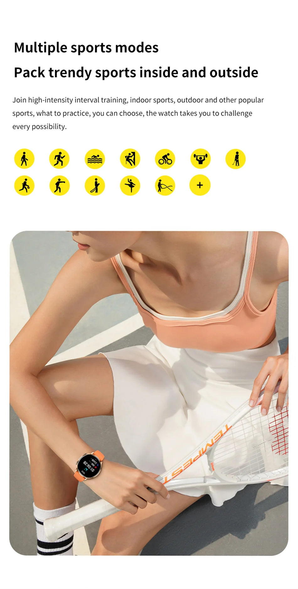 2025 New Smartwatch Women AMOLED HD Screen Always On Display Bluetooth Call IP68 Waterproof GPS Smart Men Watch - Compatible with Android IOS