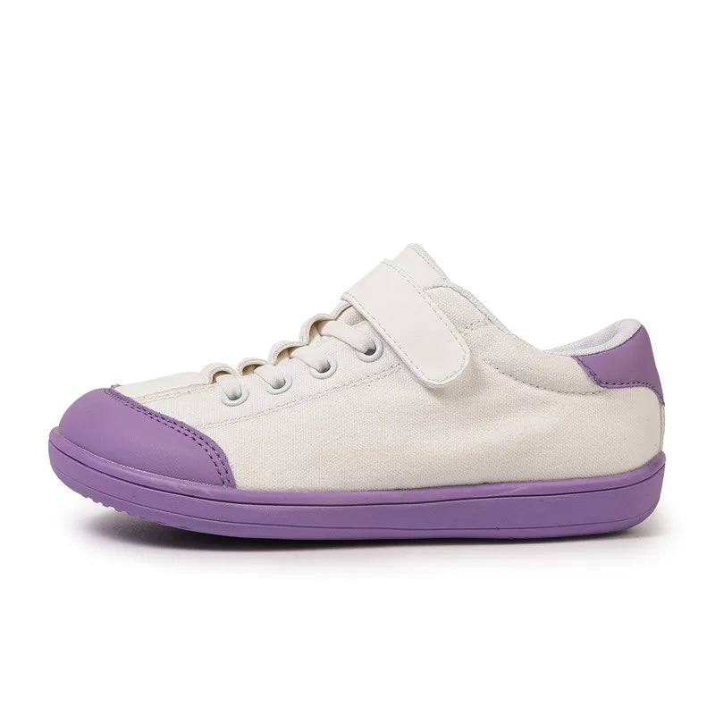 Blotevoetenschoenen voor kinderen, lichtgewicht ademende sneakers met brede neus voor sporten, hardlopen, tennis en buitenavonturen