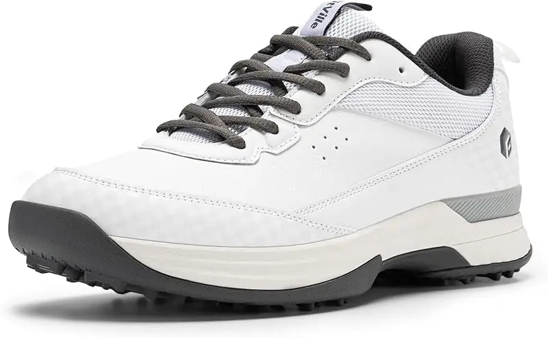 Men's Wide Golf Shoes Professional Outdoor Water Resistant Golf Shoes for Course with Spikes