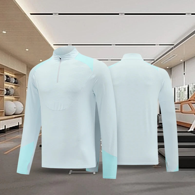 Men's Jackets Long Sleeve Running Coat Yoga Gym Fitness Training Tight Top Breathable Sports Jacket Women