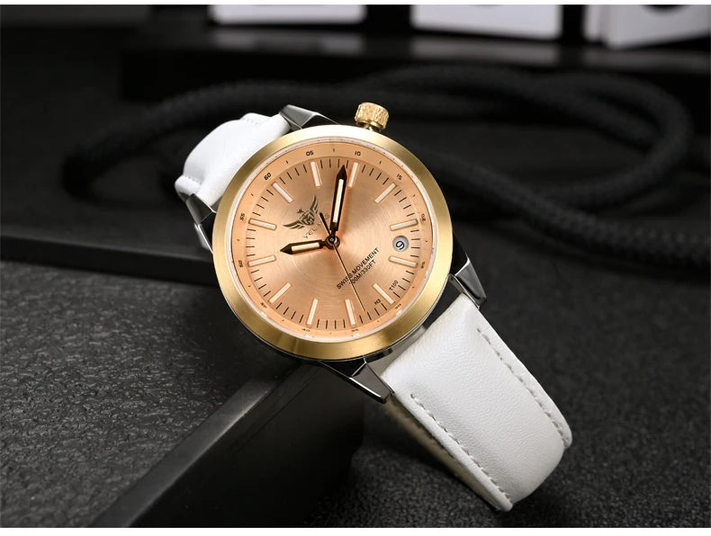 Yelang V1010 36MM Women's Quartz Watch – Elegant Waterproof Fashion Watch with Sapphire Glass & Luminous Dial – Luxury Gift for Women & Students