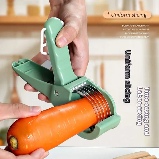 Kitchen Tools Stainless Steel Vegetable and Fruit Slicer Multi Functional Salad Slicer Kitchen Accessories