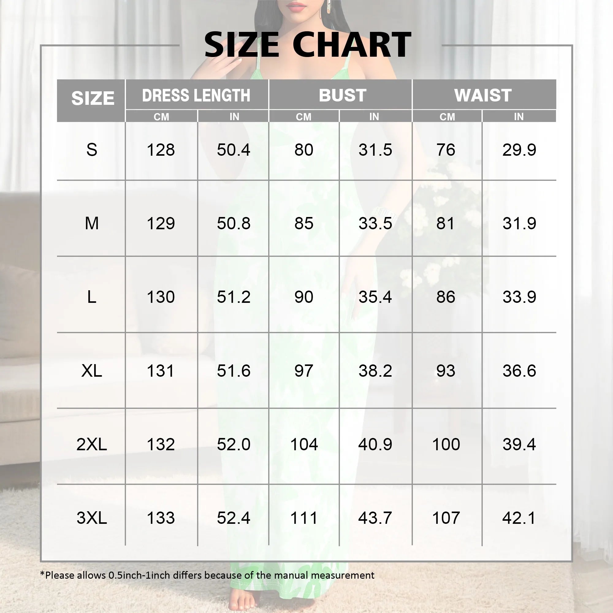 Summer Vacation V Neck Spaghetti Strap Maxi Dress Green Abstract Floral Print Beach Sundress