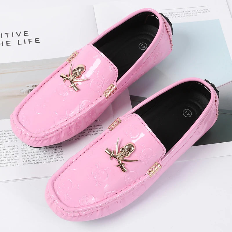 Stylish Mens Big Size 38-48 Dress Formal Wedding Shoes Pink Male Popular Groom Walking Loafers Designer Gentleman Casual Shoes