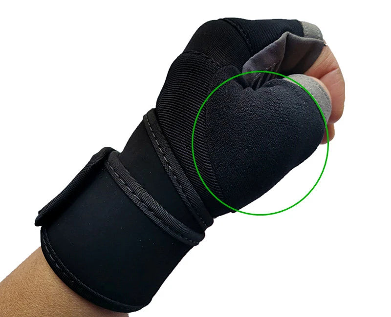 Anti-Slip Gym Gloves For Firm Grip on Bodybuilding And Weightlifting Equipment -  Suitable For Dumbbell Trainings, CrossFit Pull Ups & Workout Exercises