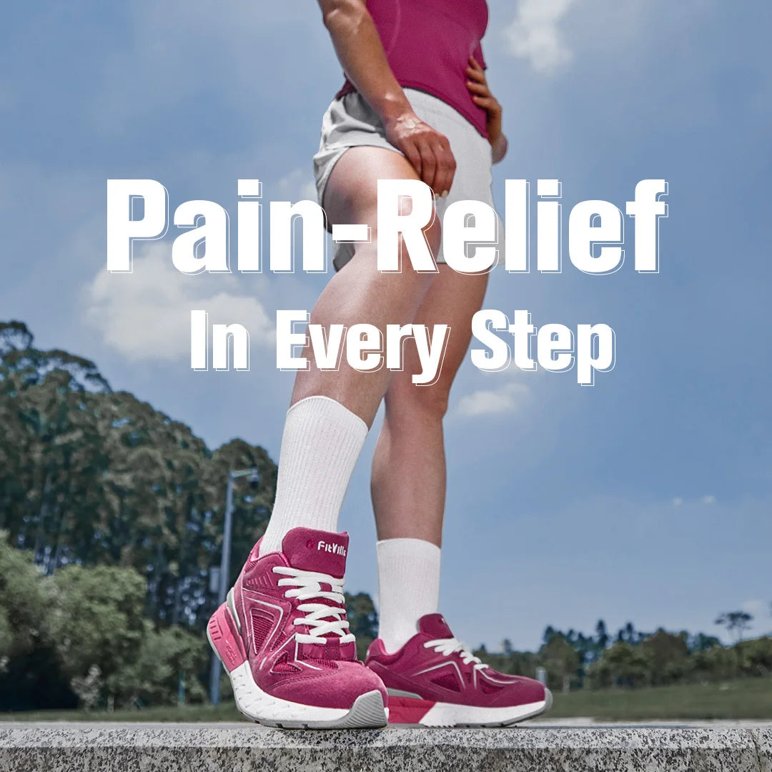 Women's Walking Shoes Wide Width Sneakers for Flat Foot Plantar Fasciitis Heel Pain Relief Lightweight Anti-slip Shoes