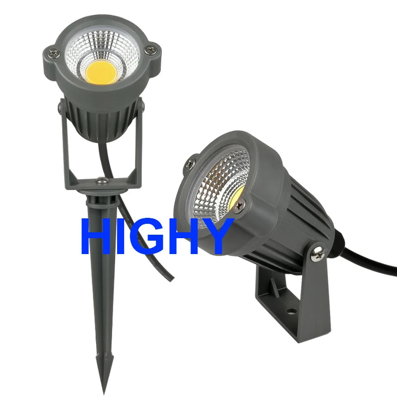 Hot Sell Outdoor Lighting Garden Spotlight Stand Led Lawn Spotlight 3W 5W Outdoor Light IP65 Waterproof Garden Lamp AC110V220V