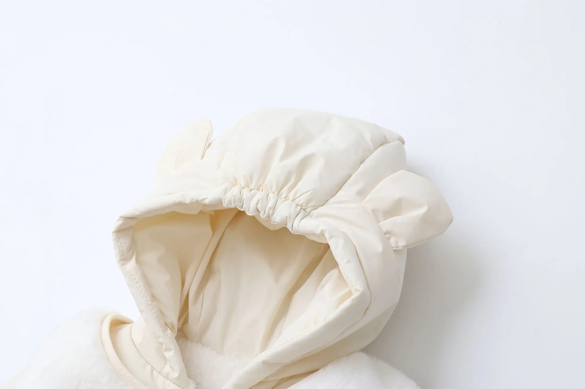 Baby's 2Pcs Winter Warm Clothes Thicken Fleece Rompers Jumpsuits Fur Lining Footie and Vest Snowsuit For Toddlers 0-2Y