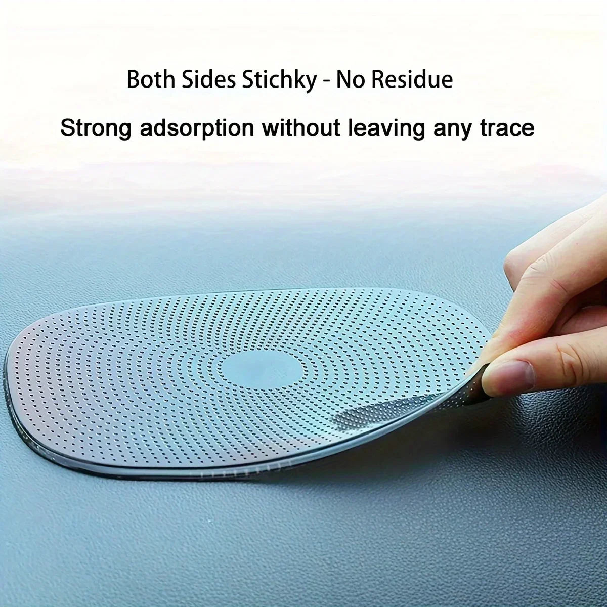 1Pcs Car Non-Slip Mat Magic Anti-Slip Slide-Proof Pad Dashboard Sticky Dash Adhesive Cell Phone Mobile Holder Black Silicone