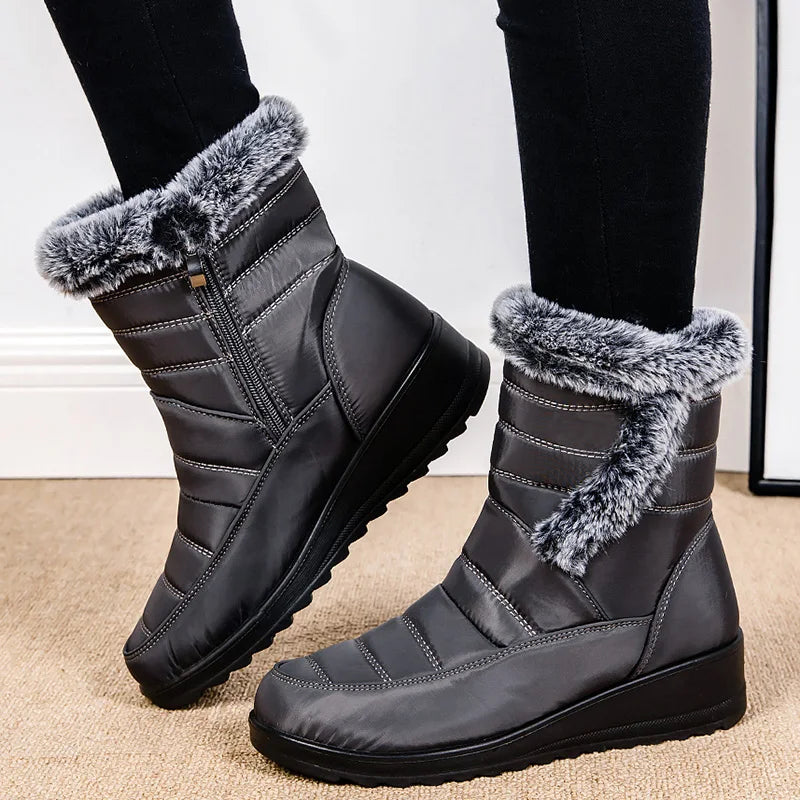 Boots Woman Snow New Women Shoes Platform Shoes Women Fashion Mid Women's High Boots 2025 Trend Botas Mujer Winter Shoes Boots