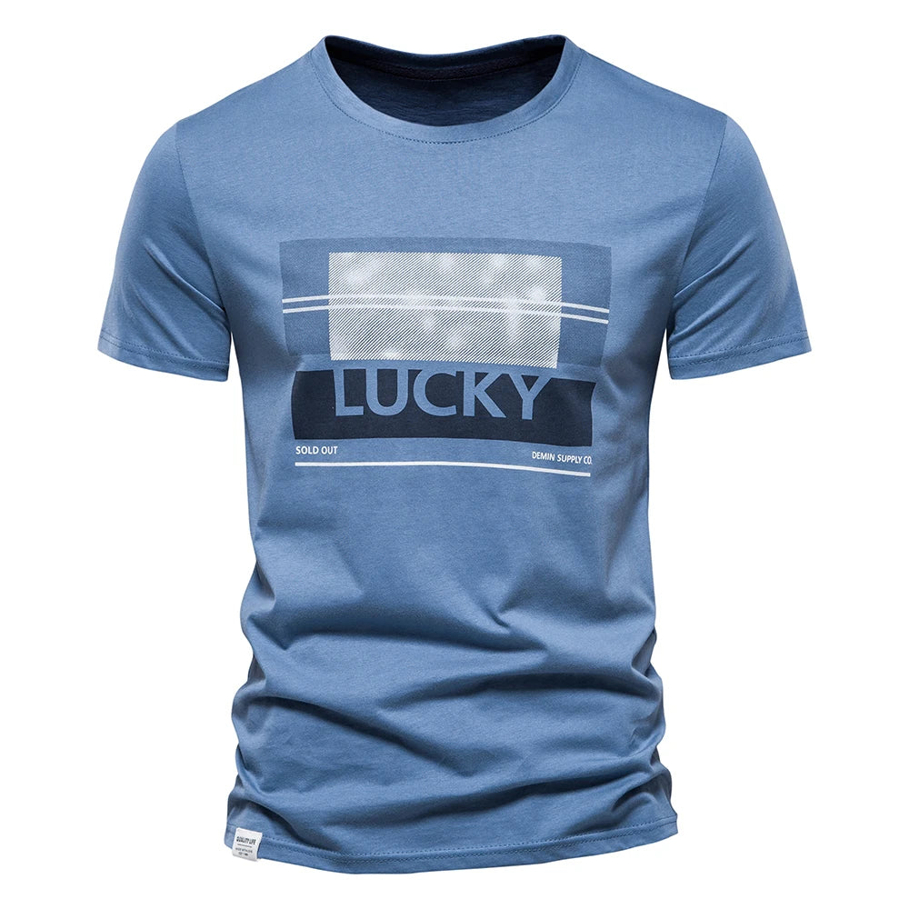 Fashion Designer Cotton T Shirt Men Short Sleeve Casual Sport Summer Tops Tee Shirts Brand Quality Men Clothing