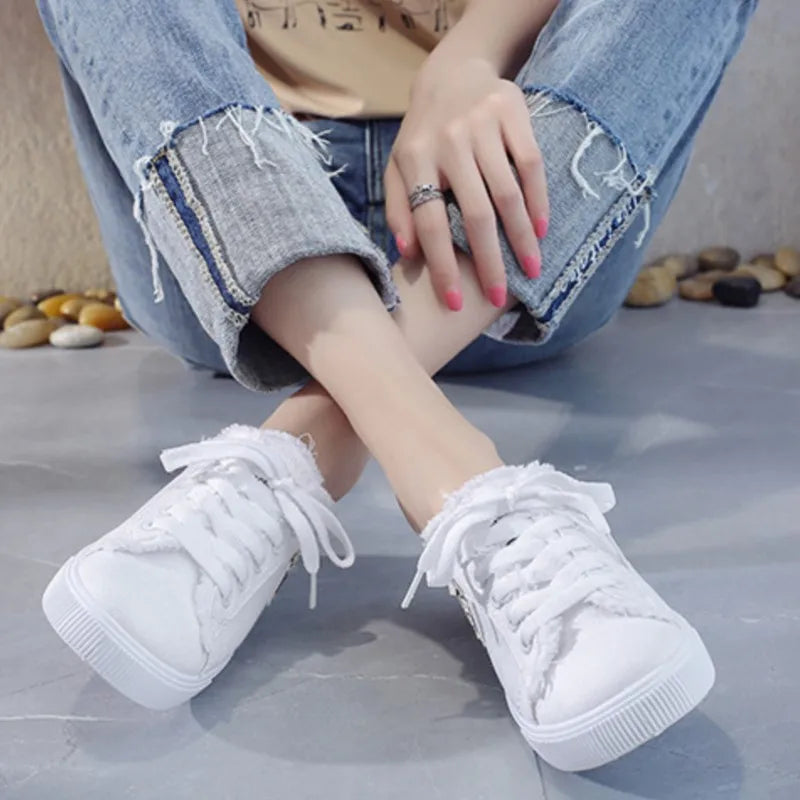 Women's Sneakers Fashion New Woman Shoes Trainers Womens Sneakers Casual Shoes Slip On Flat Zapatos De Mujer Sneaker Woman