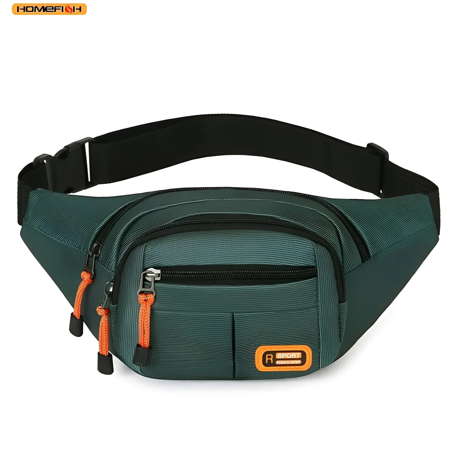 HOMEFISH Waterproof Waist Bag – Large Capacity Unisex Fanny Pack for Travel, Work, Construction & Outdoor Use