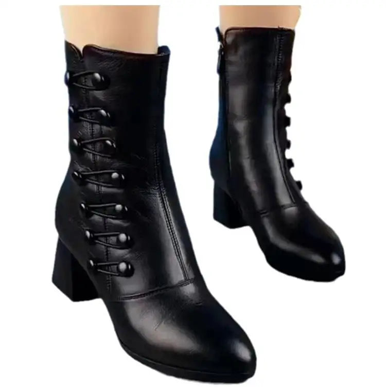 Snow Women's Boots Platform Shoes Woman Warm Fur Shoes Women 2025 Trend Long Boots Lightweight Winter Ladies Boots Botas Mujer