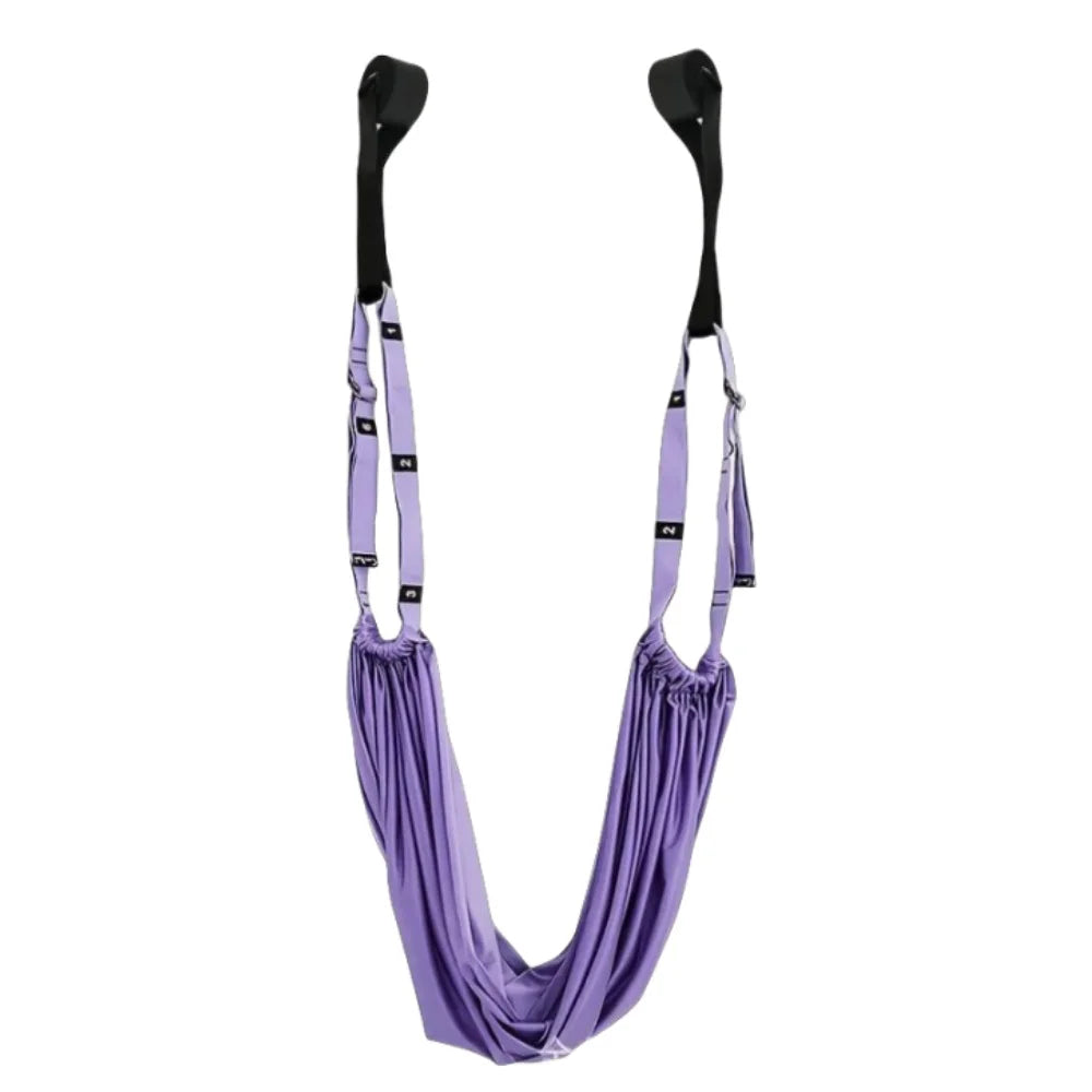 Yoga Strap Stretch Band, Elastic Fitness Rope, and Universal Back & Leg Belt For Home Backbend & Handstand Inversion Training Hammock