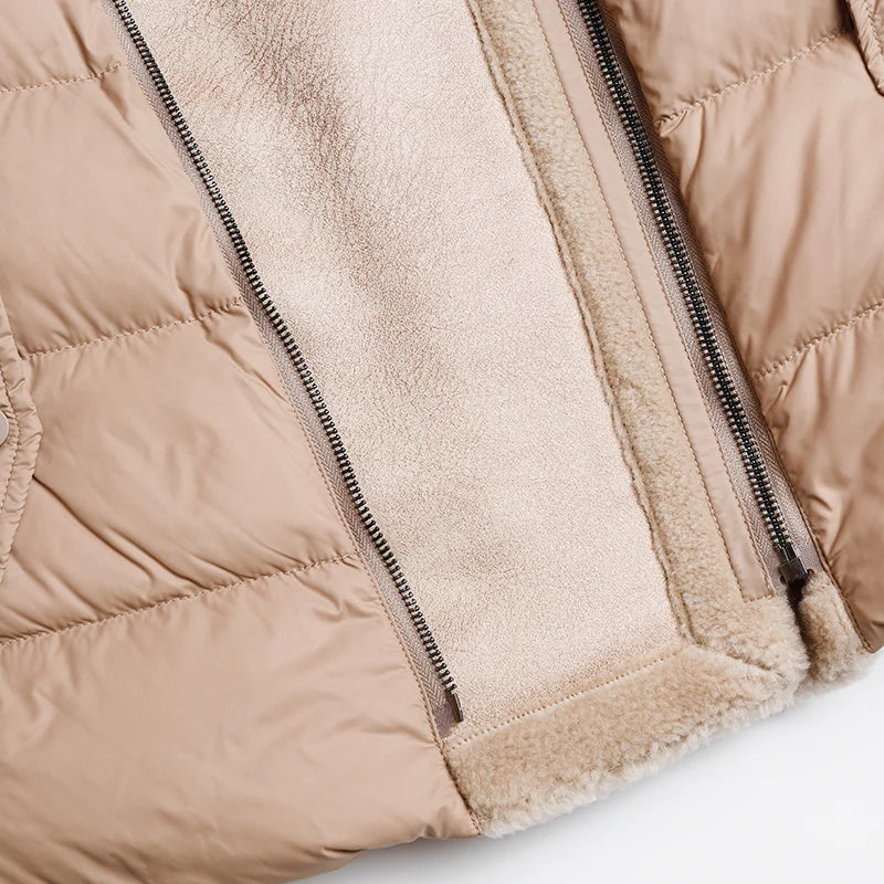 Women's High-Quality Winter Luxury BC Warm & Thick White Duck Down Jackets, Down Vest Coats For Ladies