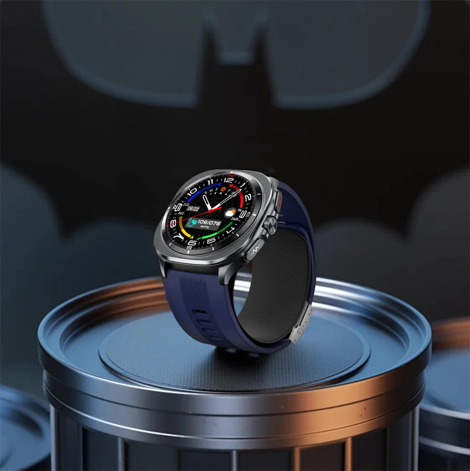 2025 Health track Smartwatch Air Pump Airbag True Blood Pressure Health Measure Smart Watch Men Women Blood oxygen BT Call