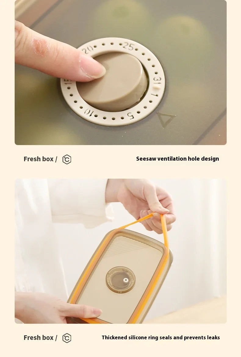 304 SS Airtight Leakproof Containers, BPA-Free - Fridge/Freezer/Microwave Safe, Stackable - Home/Kitchen Lunch Box Fruits/Meals