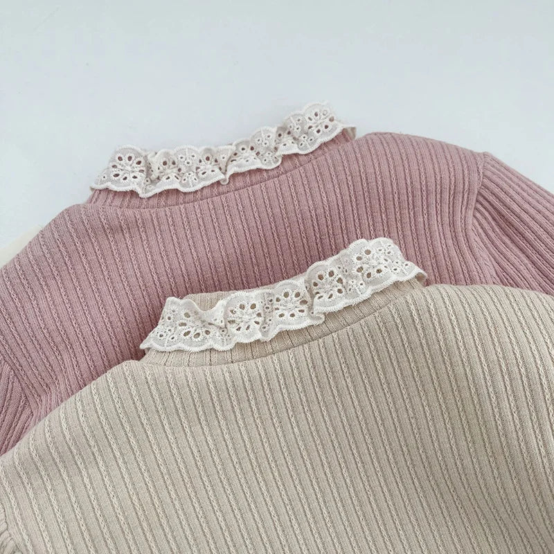 Winter Baby Blouse Infant Girls Boys Shirt Thicken Cotton Fur Lining Base Tops Unisex