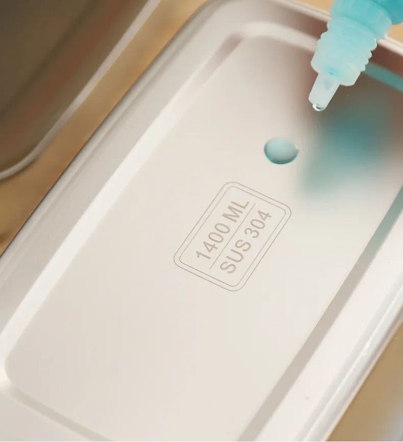 304 SS Airtight Leakproof Containers, BPA-Free - Fridge/Freezer/Microwave Safe, Stackable - Home/Kitchen Lunch Box Fruits/Meals