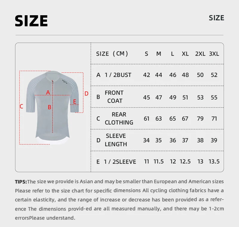 2025 Zomer Heren Fietsshirt Racefiets Shirt Fietsshirt YKK Rits Ademend Aerodynamisch Raglanmouw Sneldrogend