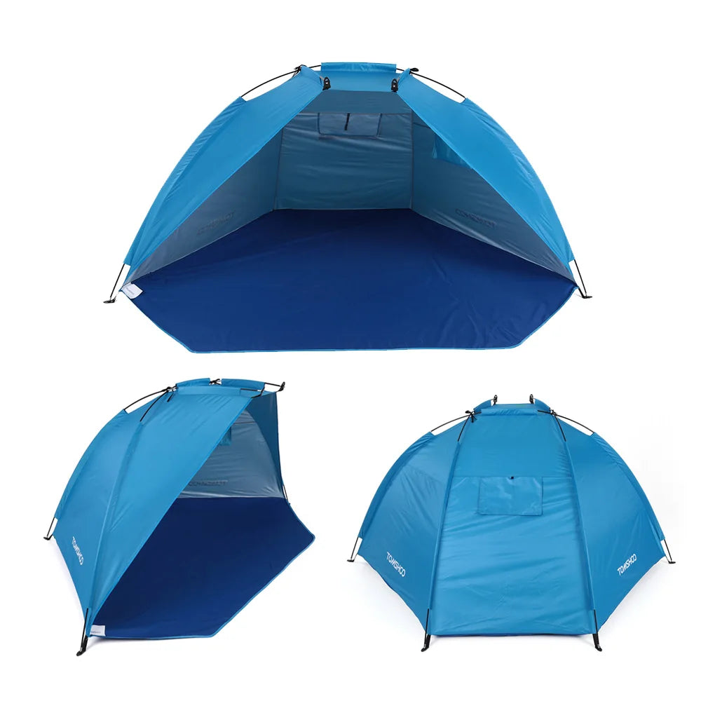 2-persoons strandtenten voor buiten, schaduw, UV-bescherming, ultralichte tent voor vissen, picknickpark, zomerluifel, schaduw, schuilplaats