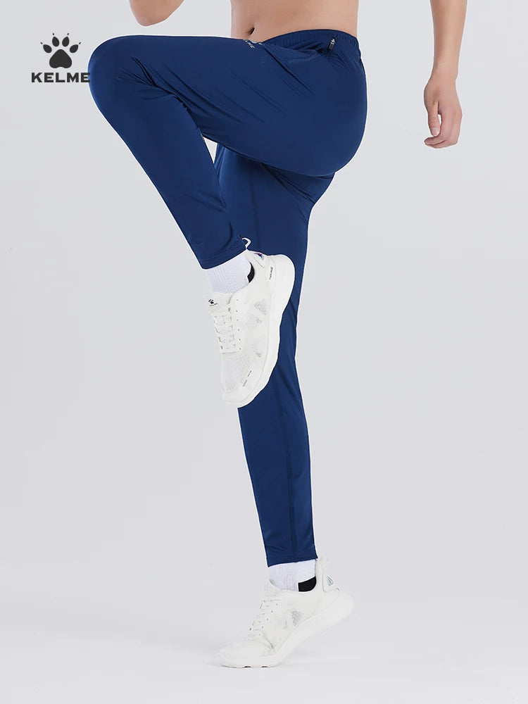Football Training Leggings Men's High Elastic Slim Tights Thin Outdoor Fitness Running Pants