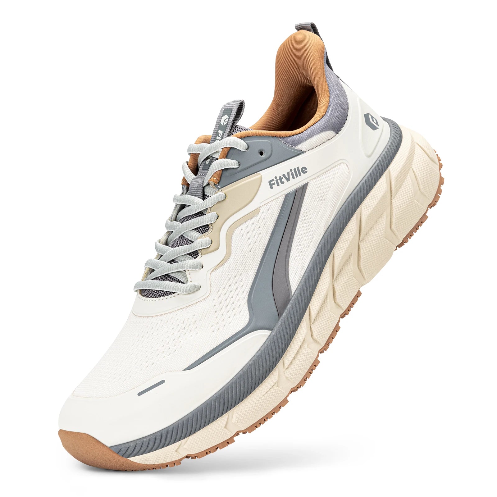 Men's Wide Well-Cushioned And Non-Slip Toe Box Sneakers - Lightweight & Breathable Running Shoes For Swollen feet