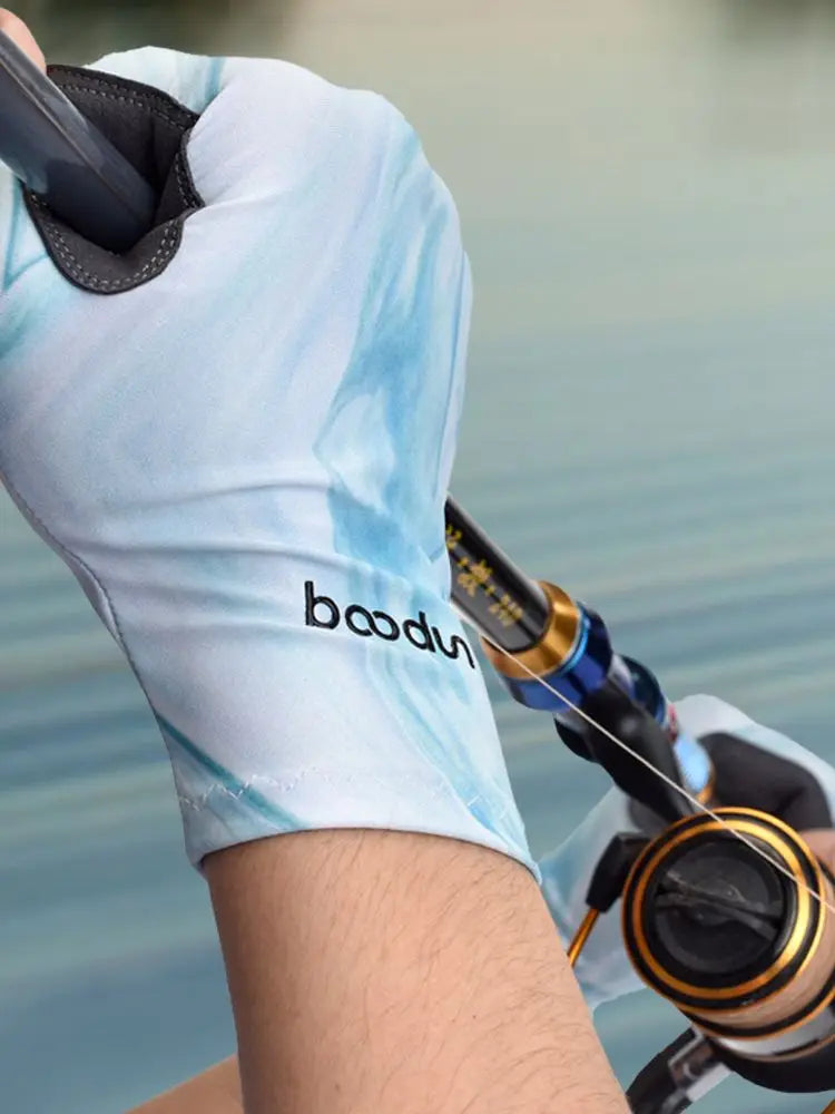 Fingerless Fishing Gloves are designed for Men and Women Fishing, Boating, Kayaking, Hiking, Running, Cycling P111439
