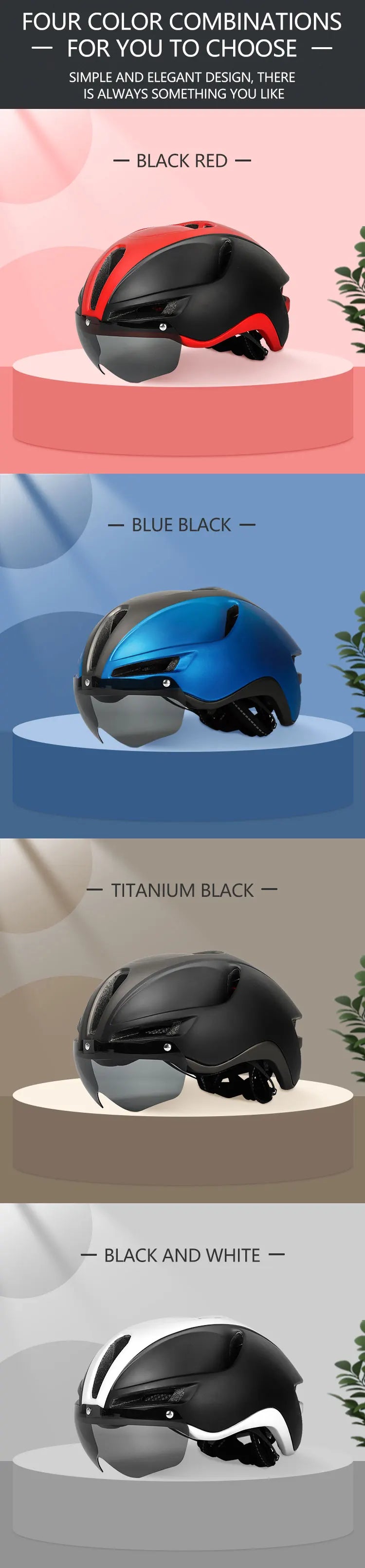 New Road Mountain Bike Helmet Adult Men's Outdoor Sports Cycling Safety Hat With LED Charging Taillight Goggles