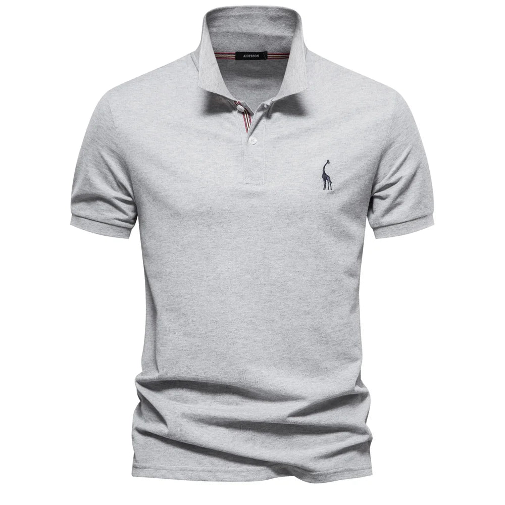 Men's Polo Shirts Cotton Polo Shirts for Men Short Sleeve High Quality Solid Polo Men New Summer Clothing