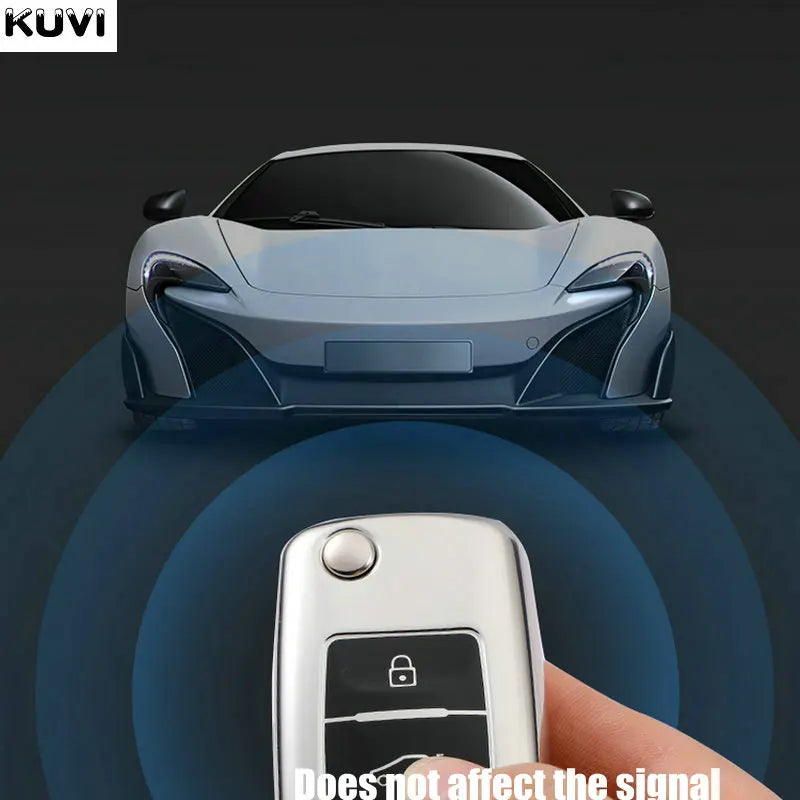 TPU Car Key Case Cover for VW Volkswagen Polo Tiguan Passat B5 B6 B7 Golf 4 5 6 MK6 Jetta Lavida Skoda Octavia Seat Leon Altea