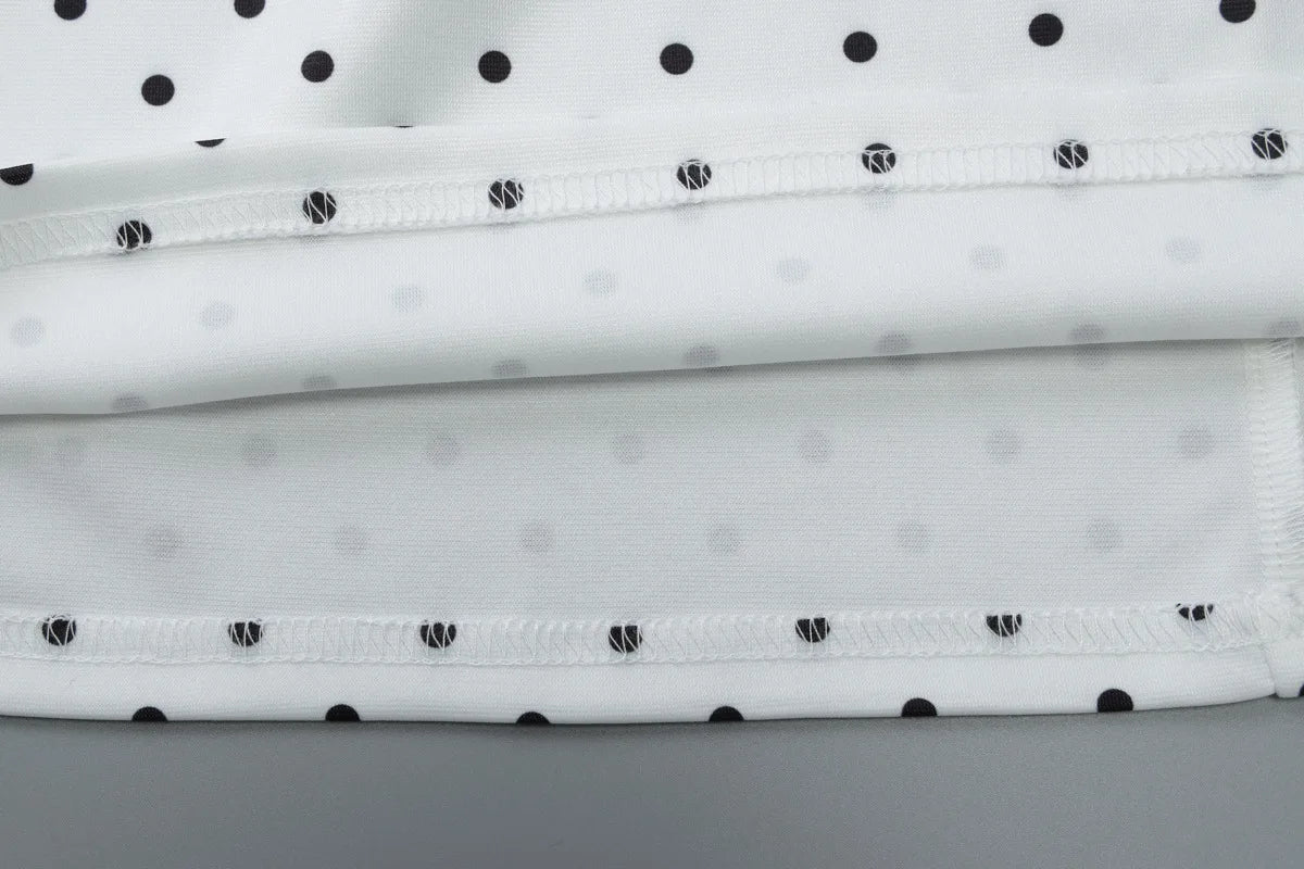 Polka Dot Printed Halter Dress Women's Sexy V neck Backless Mini Dress High Waist Bodycon Summer Fashion Vacation Dress