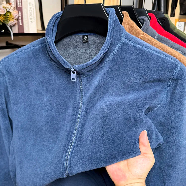 Men's Winter Premium Fleece Jacket - Soft & Warm Top-Ranked Male Essential Casual Top