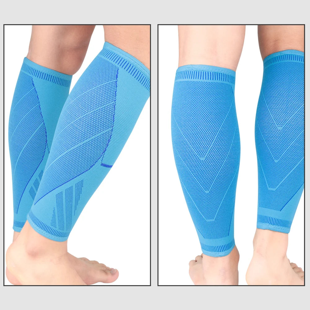 1pcs Running Athletics Compression Sleeves Leg Calf Shin Splints Elbow Knee Pads Protection Sports Safety Unisex