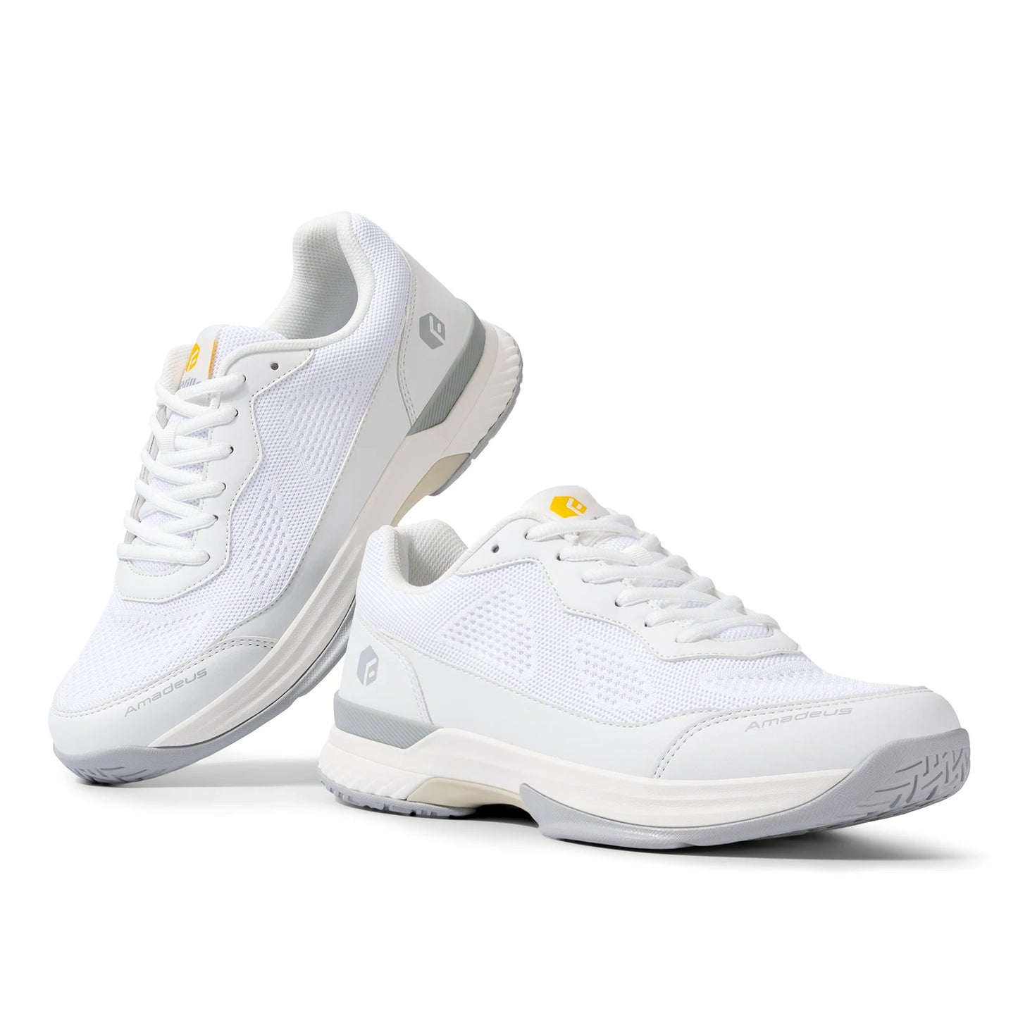 Women's Wide Fit Pickleball Shoes Tennis Court Shoes Athletic Shoe Court Squash Sneakers for Fat Feet Racquet Sports
