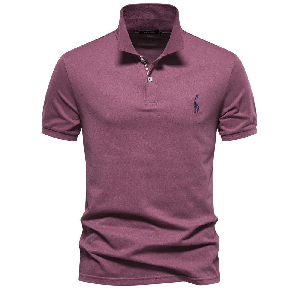 Men's Polo Shirts Cotton Polo Shirts for Men Short Sleeve High Quality Solid Polo Men New Summer Clothing