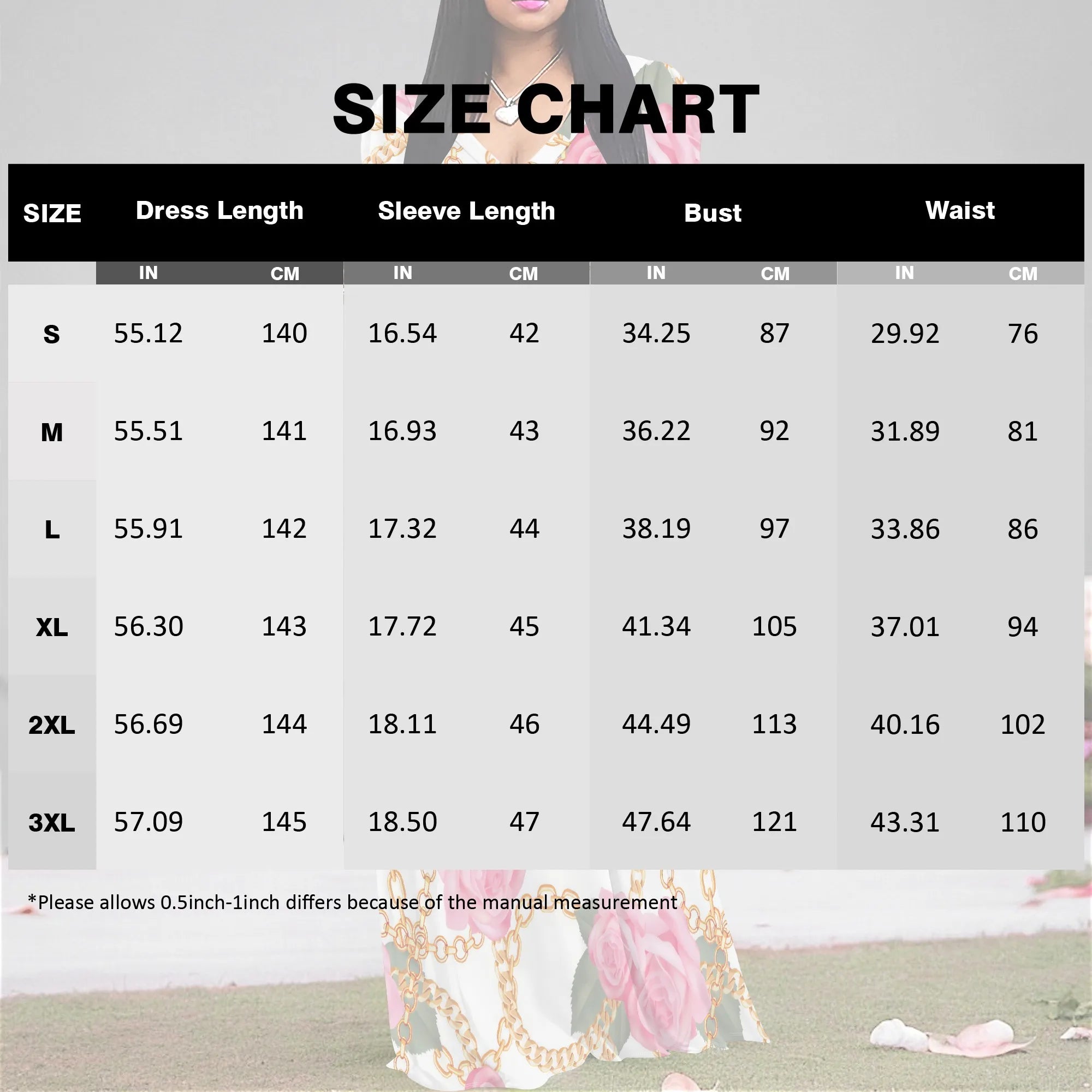 White Chain Rose Print Maxi Dress Women Elegant Floral Belted V Neck Summer Fashion