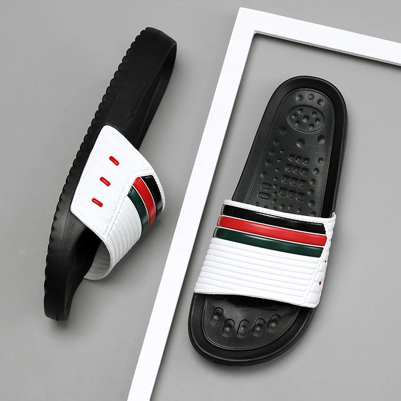 Indoor Home Men Bedroom Slippers All Season Youth Casual Sandals Swimming Water Pool Boy Walking Slides