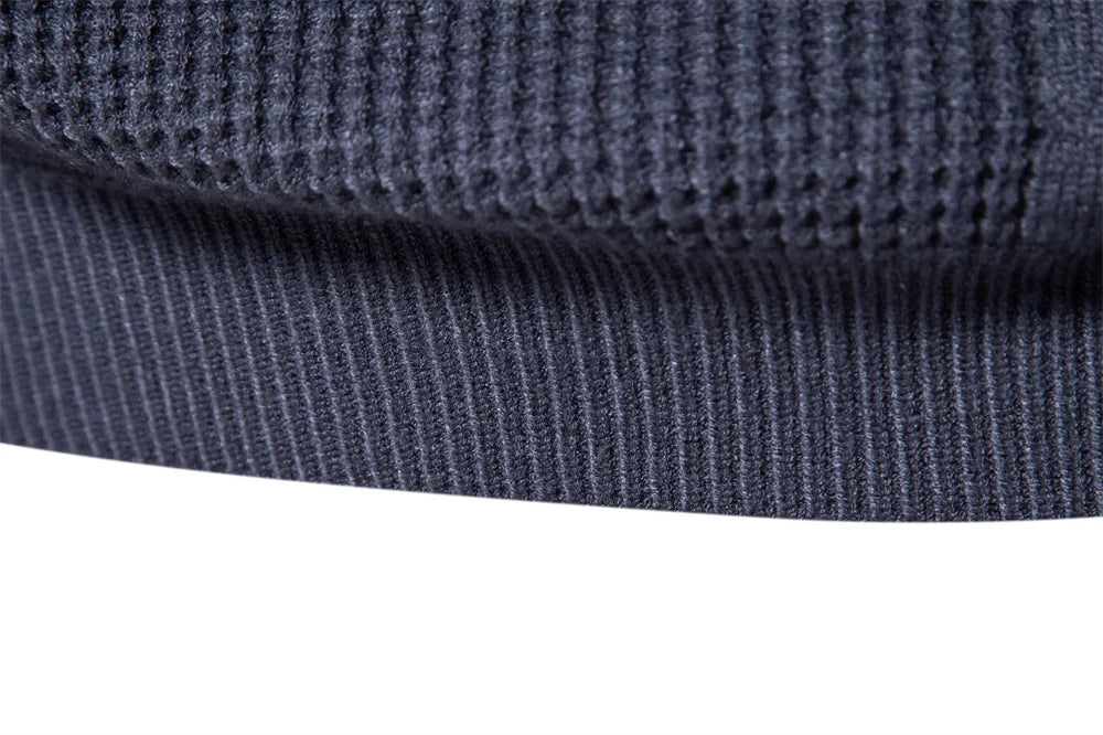 Warm Men's Pullovers Sweater For Autumn and Winter With Solid Colour and Soft Material Casual Classic Sweater For Men