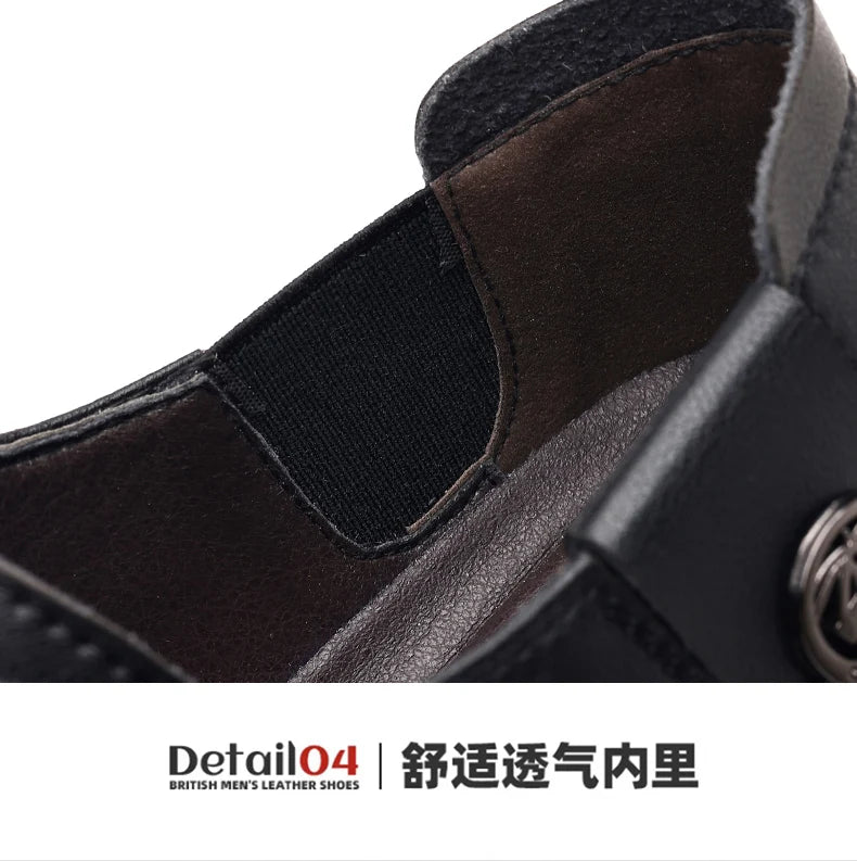 Stylish Men Formal High Heel Dress Shoes Trendy Style Male Business Officer Oxfords Fashionable Youth Party Evening Shoes