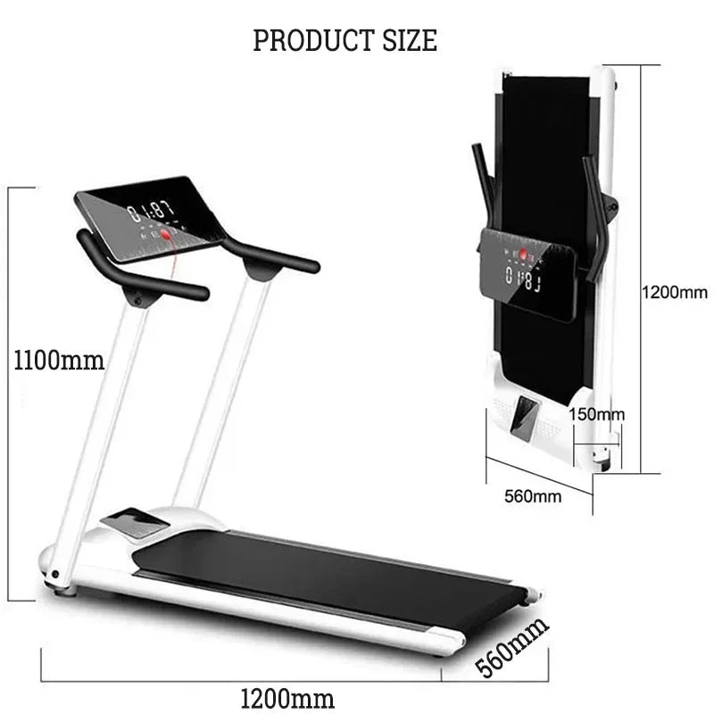 New Exercise Treadmills Folding Multifunctional Foldable Mini Fitness Home Treadmill Indoor Exercise Equipment Gym House Fitness